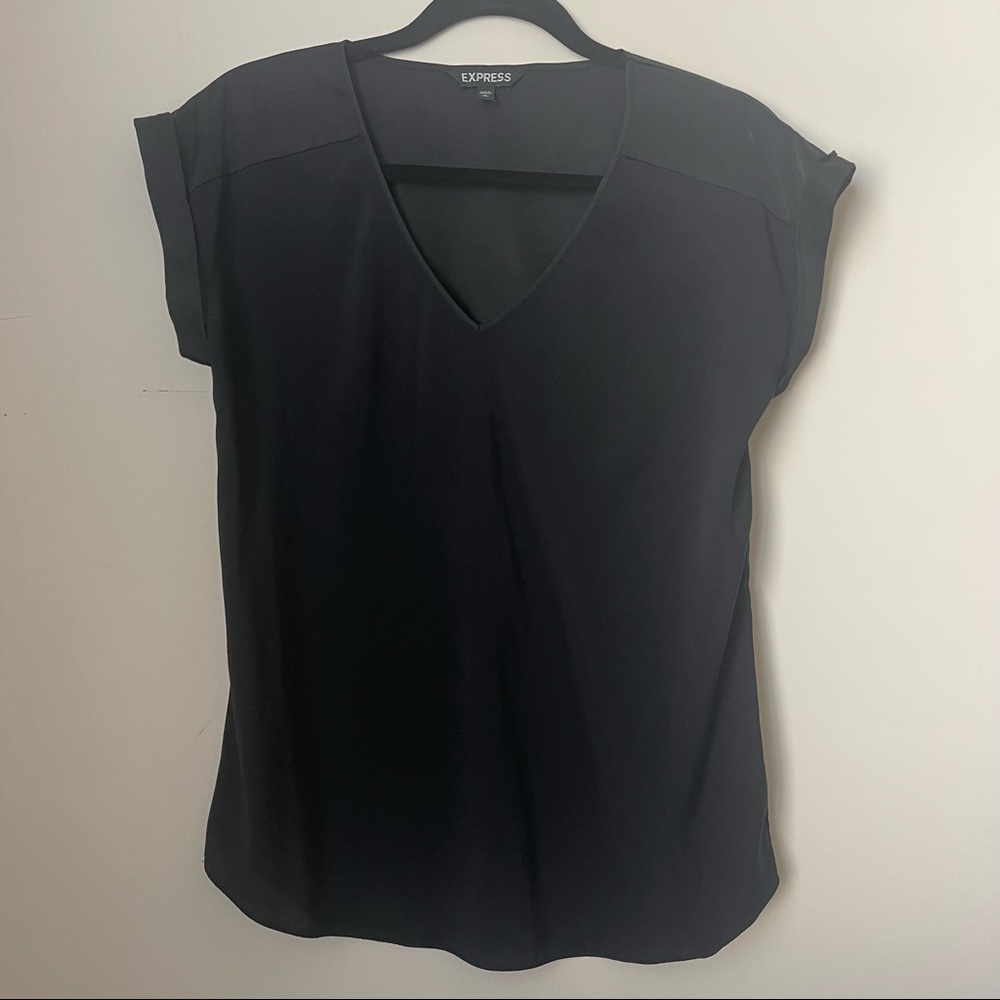 Silk Black Blouse